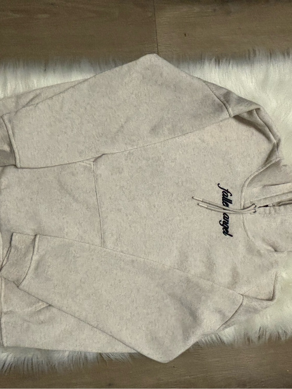 Theory Cream Logo Pullover Hoodie - Women's Scoop/Crew Neck - Picture 2 of 5